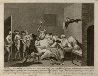 Le jeune Loiserolles est emmené de sa cellule pour être exécuté