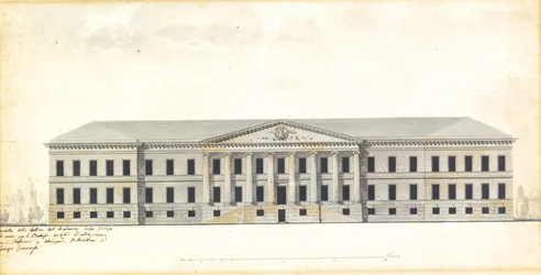 Élévation de la façade de l