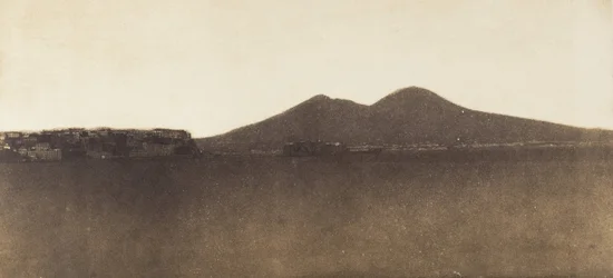 [Vésuve depuis Mergellina], vers 1855