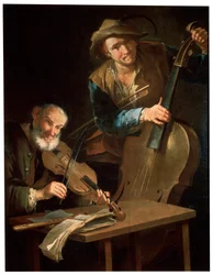 Les musiciens, fin XVIIe ou XVIIIe siècle