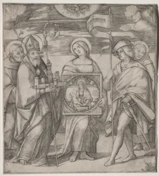 Saints patrons de Bologne, vers 1515-1520