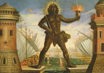 Prologue : le port avec le Colosse de Rhodes
