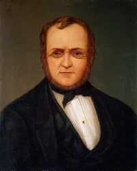 Portrait du politicien italien Camillo Benso Comte de Cavour (1810-1861)