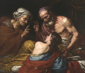 Isaac bénit Jacob
