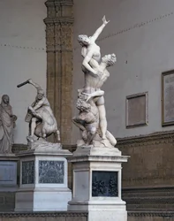 Le viol des Sabines, 1574-82 (marbre)