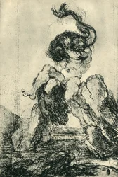 Un Dieu Marin avec un Dauphin, 1652-1653, 1943