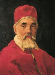 Italie, Rome, Portrait du Pape Urbain VIII (Matteo Barberini)