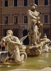 La Fontaine Moro (détail)