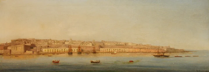 Grand Harbour, La Valette, 1869