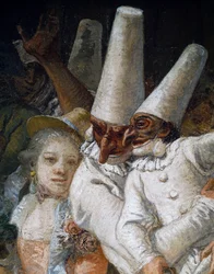 Pulcinella et Acrobates (détail)