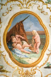 Fresque de la Salle des Putti, dans la Foresteria (Maison d
