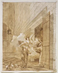 La Libération de Saint Pierre et Saint Jean de la prison, c.1770