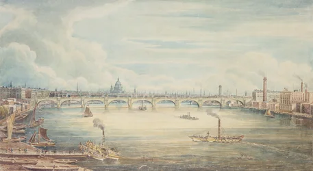 Depuis le quai de Hungerford, 1837