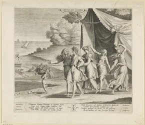 Apollon et les quatre saisons Quatro anni tempora (titre sur l
