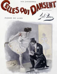 Danseuse - ill. par Gil Baer, dans «Celles qui dansent» de Pierre de Lano, fin 19e siècle