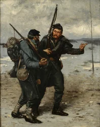 Les traînards, 1882