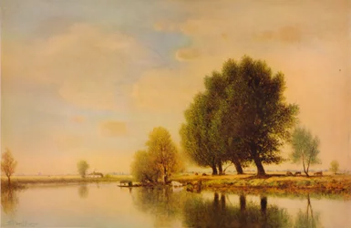 Sur la Seine, vers 1885