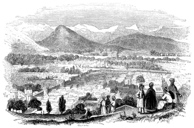 Vue de Kaboul, 1847
