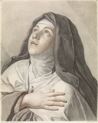 Sainte Thérèse en prière