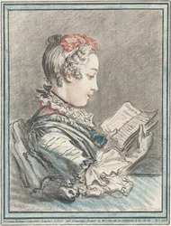 Jeune fille lisant "Héloïse et Abélard"