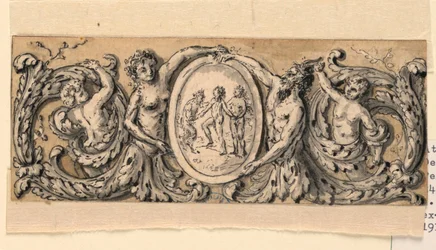 Conception pour un panneau sculpté