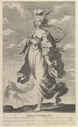 Sibylle Européenne, vers 1635. Créateurs : Gilles Rousselet, Abraham Bosse