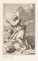 David après avoir tué Goliath
