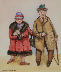 Couple âgé, 1985