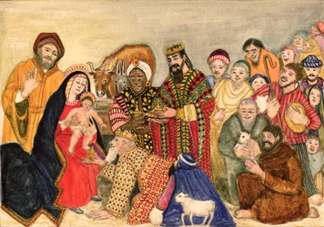 Scène de la Nativité