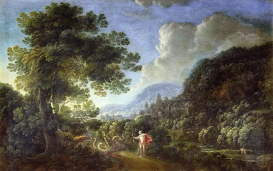 Paysage avec Saint Georges