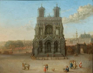 Vue de la cathédrale de Reims