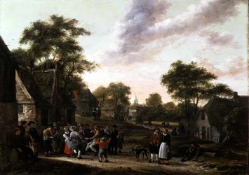 Paysans à une danse