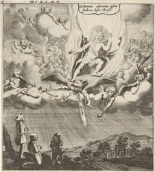 Christ apparaît au ciel