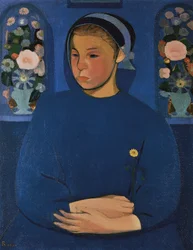 La fille aux fleurs