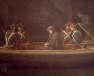 Luisa Sanfelice transportée de Palerme à Naples, 2 septembre