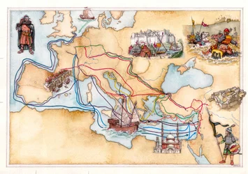 Moyen Âge : carte de l