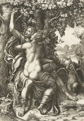 Angélique et Médor, c.1570