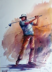 Swing de golf dynamique