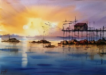 La jetée de pêche « Golden Hour »