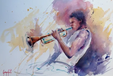 Trompettiste de jazz