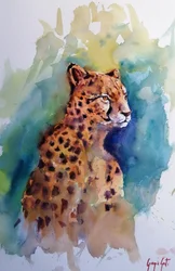 Un guépard majestueux à l