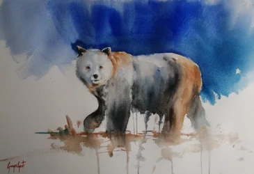 Ours bleu Spirit