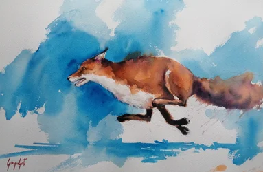 Le sprint du renard rapide