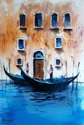 Les eaux de Venise et ses gondoles