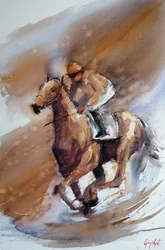 Course hippique à l