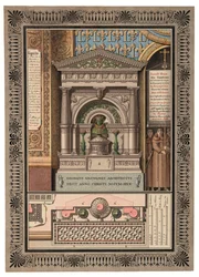 Un des trois projets pour le tombeau de Louis-Charles d