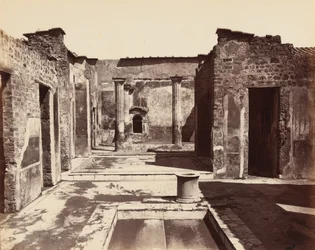 Casa del Poeta Tragico, Pompei (Maison du poète tragique, Pompéi), c. 1870 (photo)