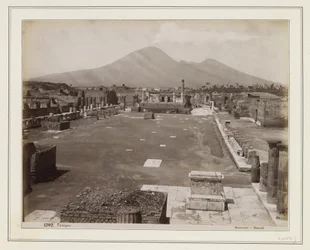Vue du forum de Pompéi