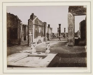 Vestiges de la Casa di Cornelia Ruffo à Pompéi