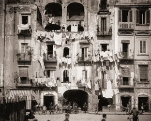 Scène de rue, Naples, Italie